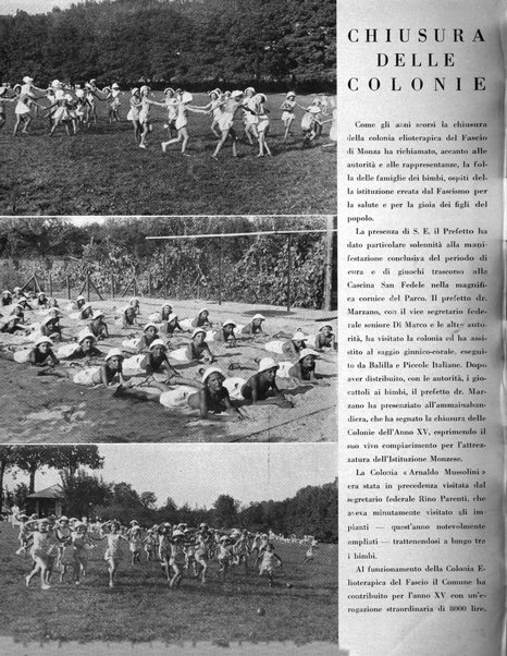 Rivista di Monza rassegna mensile di vita cittadina e bollettino di statistica del comune di Monza