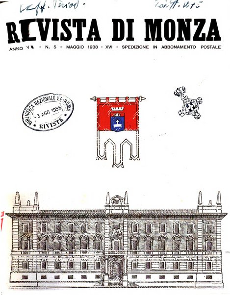 Rivista di Monza rassegna mensile di vita cittadina e bollettino di statistica del comune di Monza