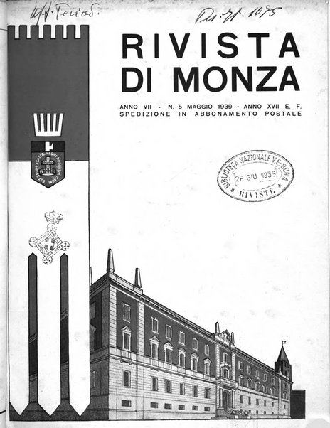 Rivista di Monza rassegna mensile di vita cittadina e bollettino di statistica del comune di Monza