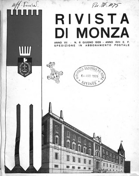 Rivista di Monza rassegna mensile di vita cittadina e bollettino di statistica del comune di Monza