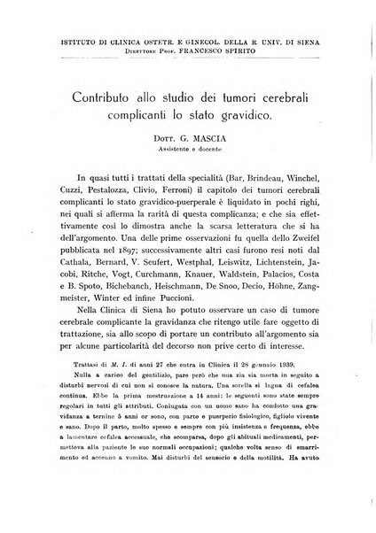 Rivista di patologia femminile e terapia