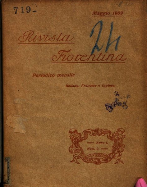 Rivista fiorentina periodico mensile, italiano, francese e inglese