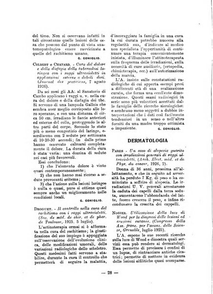 Rivista italiana di actinologia rivista ufficiale dell'Associazione ultravioletta italiana