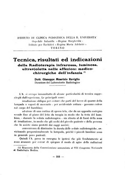 Rivista italiana di actinologia rivista ufficiale dell'Associazione ultravioletta italiana