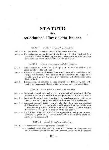 Rivista italiana di actinologia rivista ufficiale dell'Associazione ultravioletta italiana