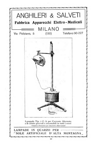 Rivista italiana di actinologia rivista ufficiale dell'Associazione ultravioletta italiana