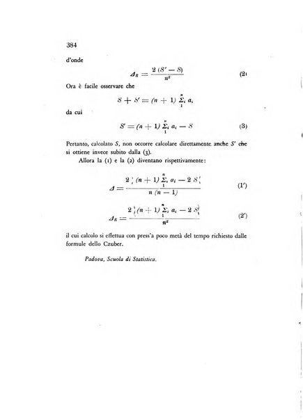 Rivista italiana di statistica