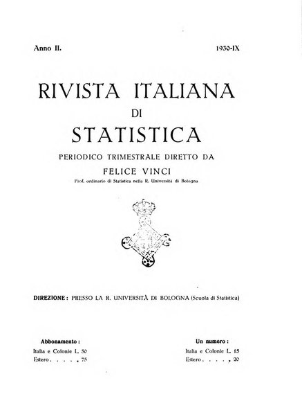 Rivista italiana di statistica