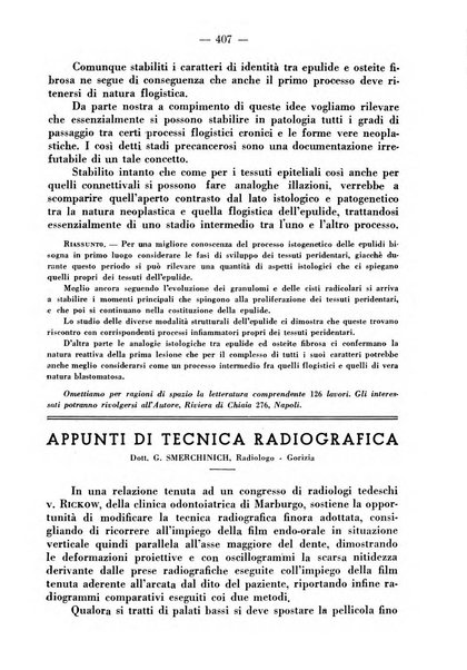 Rivista italiana di stomatologia periodico mensile