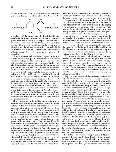 Rivista italiana di terapia periodico mensile