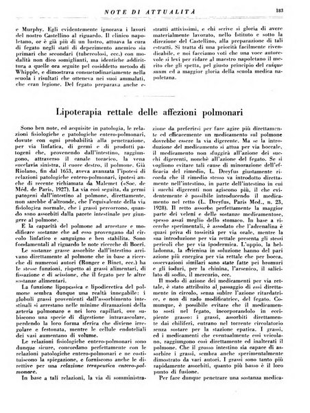 Rivista italiana di terapia periodico mensile