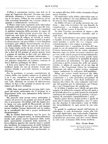 Rivista italiana di terapia periodico mensile