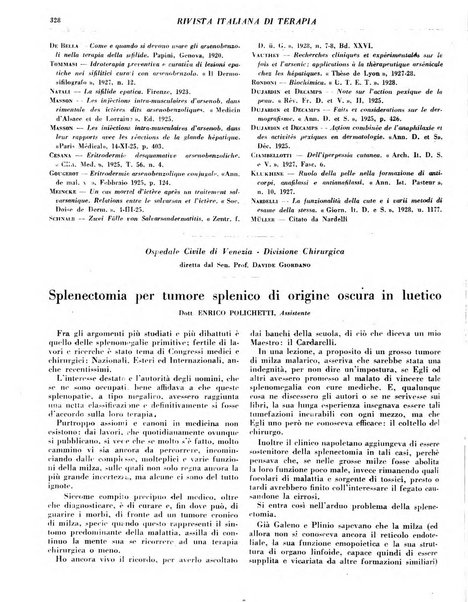 Rivista italiana di terapia periodico mensile