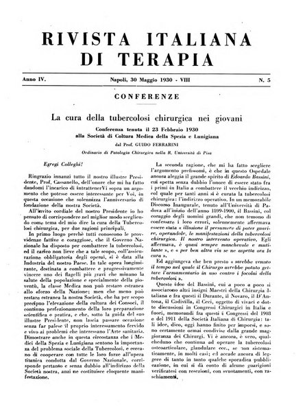 Rivista italiana di terapia periodico mensile