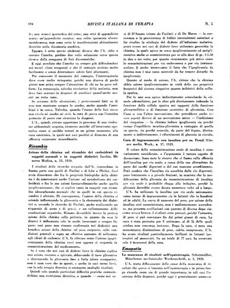 Rivista italiana di terapia periodico mensile