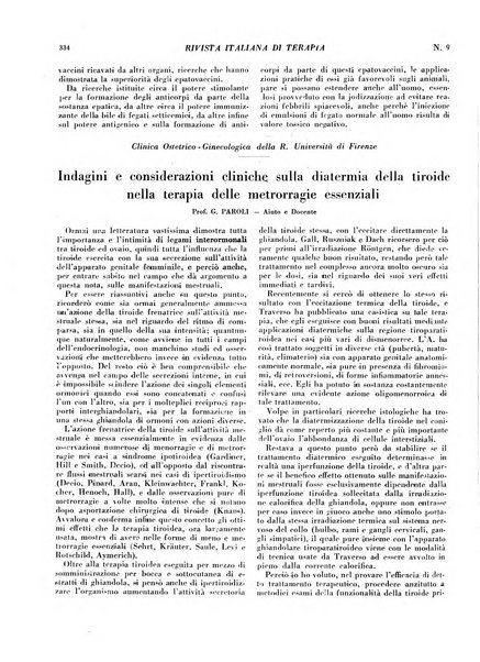 Rivista italiana di terapia periodico mensile