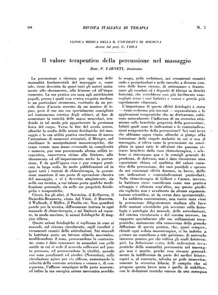 Rivista italiana di terapia periodico mensile