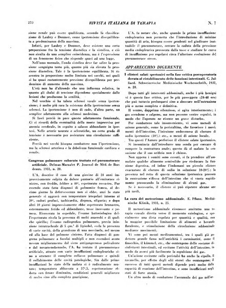 Rivista italiana di terapia periodico mensile