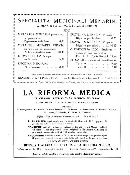 Rivista italiana di terapia periodico mensile