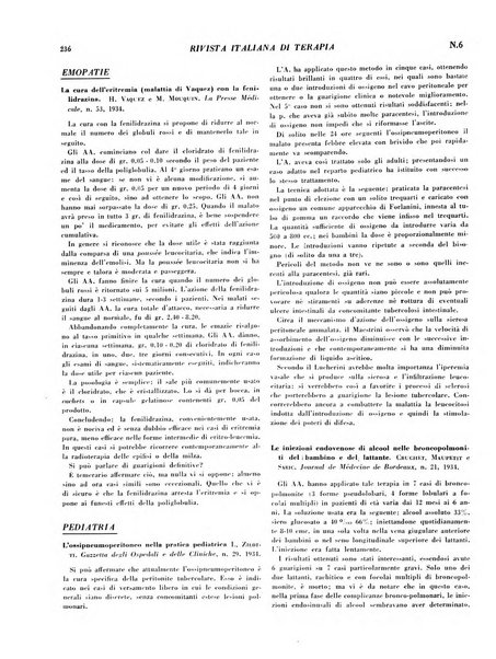 Rivista italiana di terapia periodico mensile