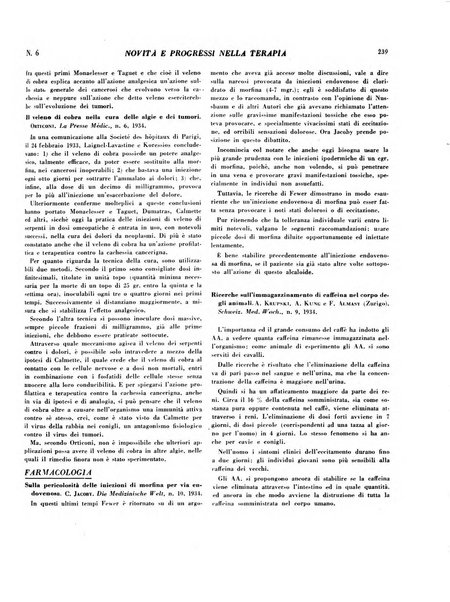 Rivista italiana di terapia periodico mensile