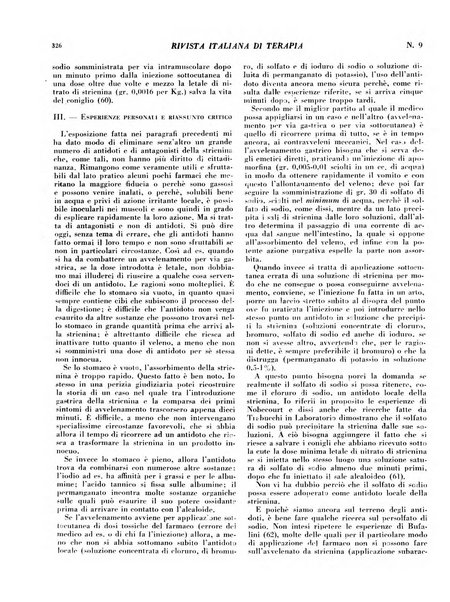 Rivista italiana di terapia periodico mensile