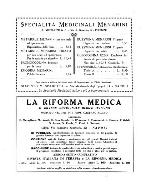 Rivista italiana di terapia periodico mensile