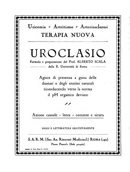 Rivista italiana di terapia periodico mensile