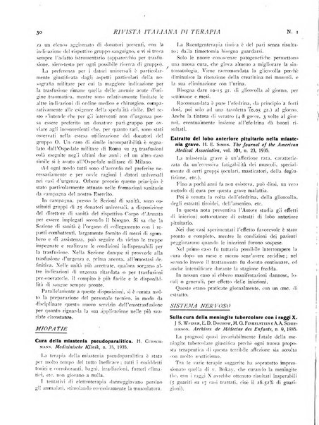 Rivista italiana di terapia periodico mensile