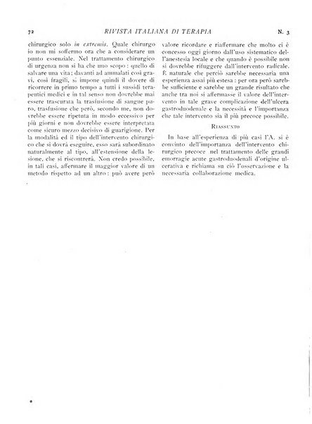 Rivista italiana di terapia periodico mensile