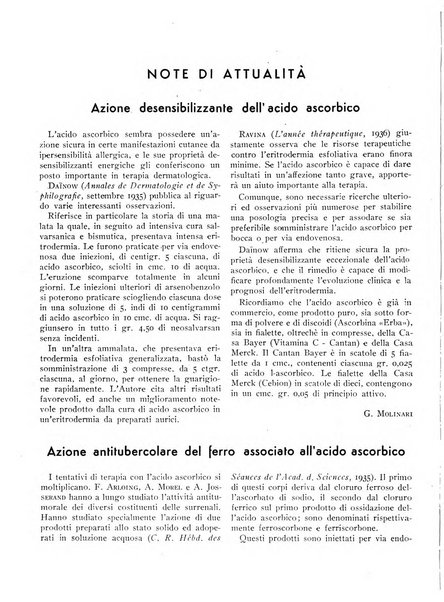 Rivista italiana di terapia periodico mensile