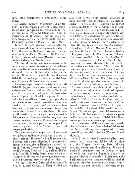 Rivista italiana di terapia periodico mensile