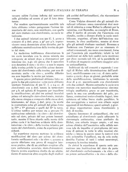 Rivista italiana di terapia periodico mensile