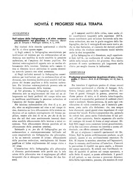 Rivista italiana di terapia periodico mensile