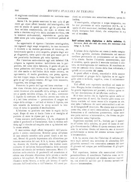 Rivista italiana di terapia periodico mensile