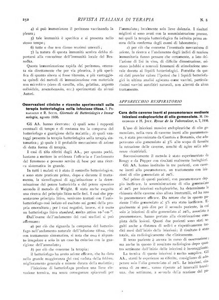 Rivista italiana di terapia periodico mensile