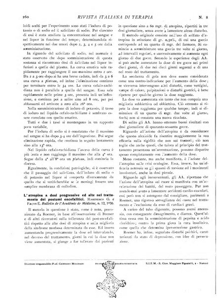 Rivista italiana di terapia periodico mensile