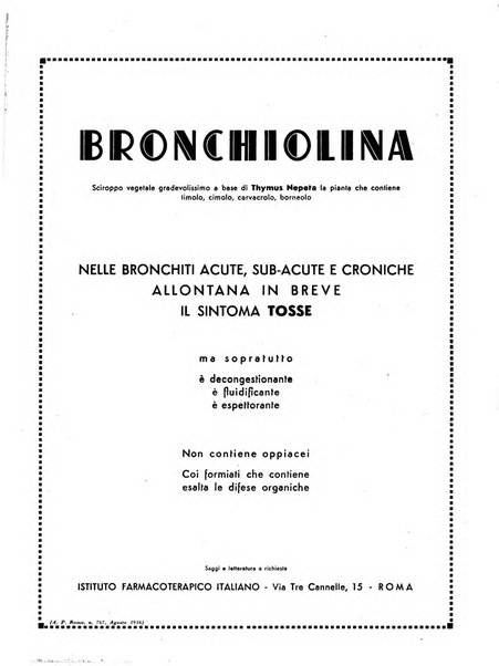 Rivista italiana di terapia periodico mensile