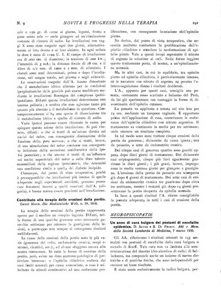 Rivista italiana di terapia periodico mensile