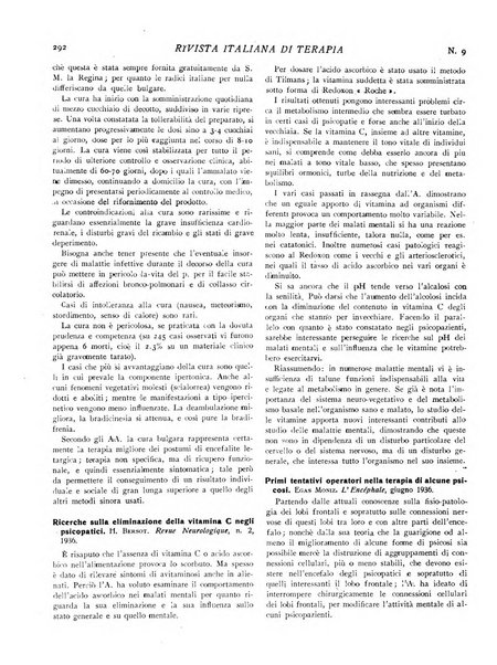 Rivista italiana di terapia periodico mensile