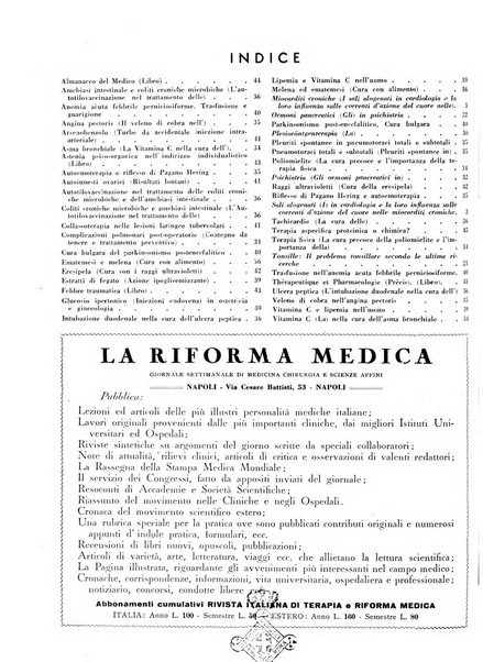 Rivista italiana di terapia periodico mensile