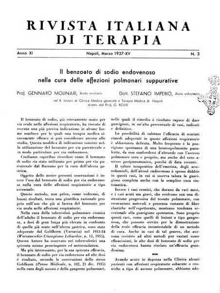 Rivista italiana di terapia periodico mensile