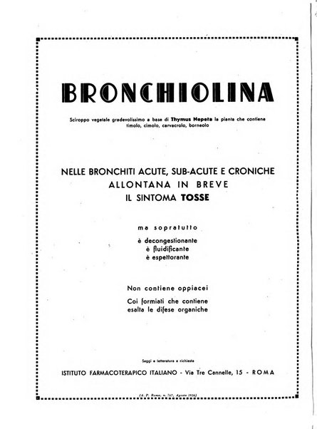 Rivista italiana di terapia periodico mensile