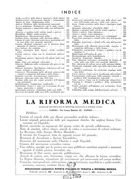 Rivista italiana di terapia periodico mensile