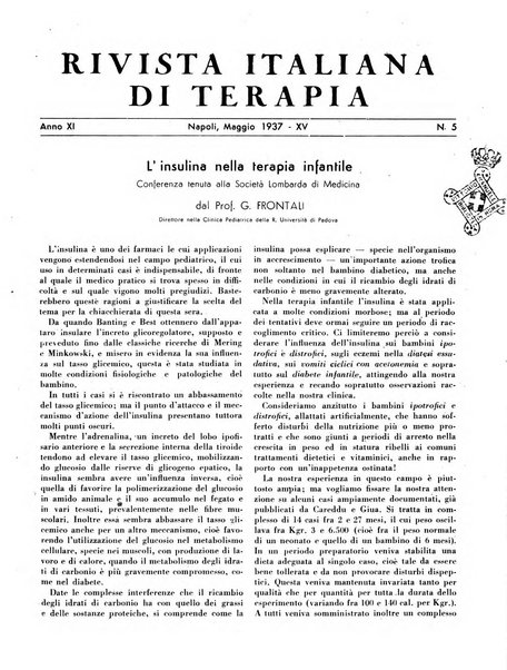 Rivista italiana di terapia periodico mensile