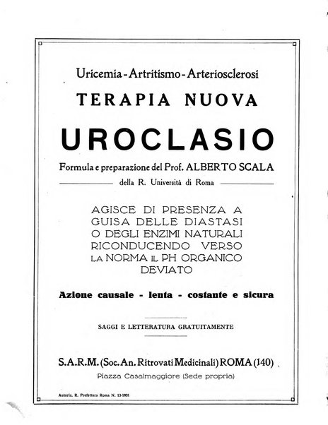 Rivista italiana di terapia periodico mensile