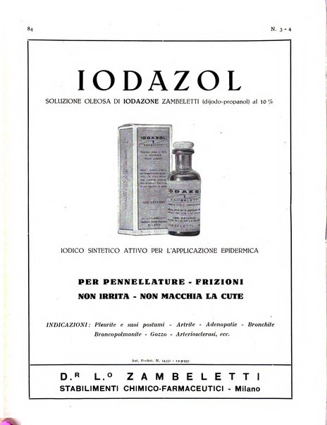 Rivista italiana di terapia periodico mensile