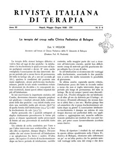 Rivista italiana di terapia periodico mensile