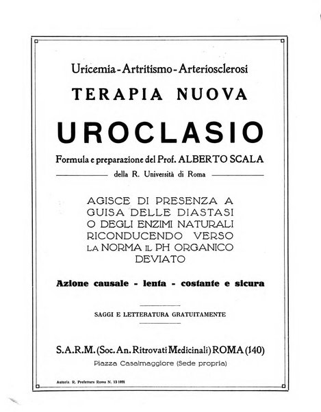 Rivista italiana di terapia periodico mensile