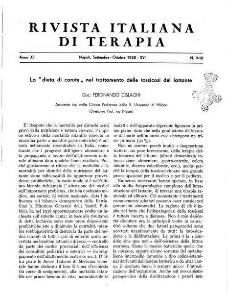 Rivista italiana di terapia periodico mensile